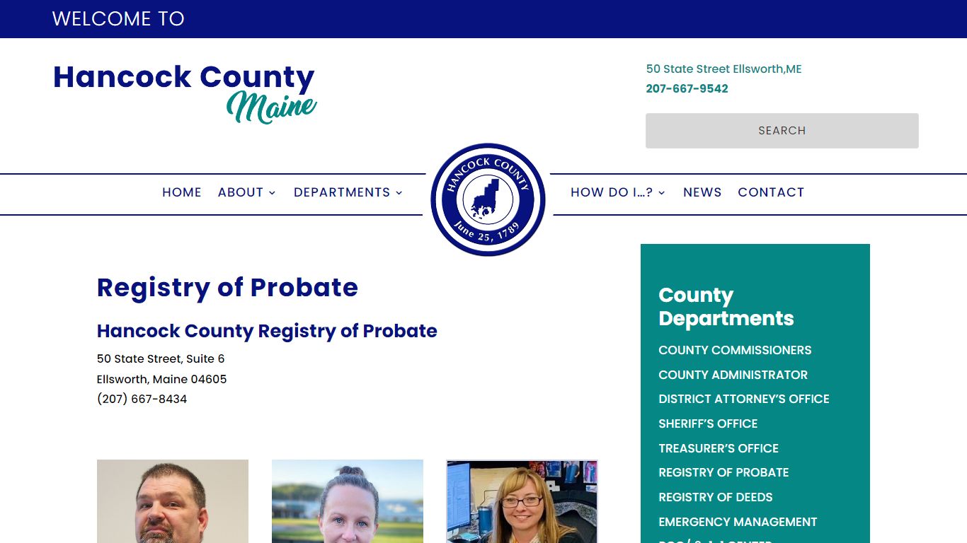 Registry of Probate - Hancock County, Maine